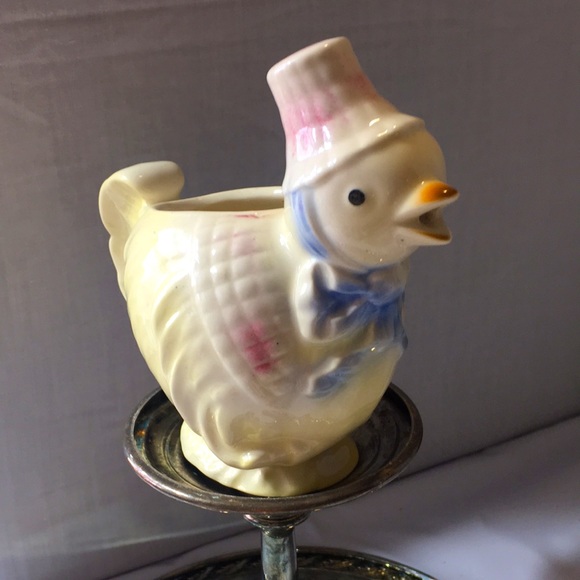 Vintage Shawnee creamer chick with hat - Picture 1 of 11